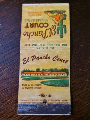 El Pancho Motel (Travel Inn) - Matchbook